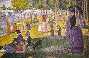 Georges Seurat Sunday Afternoon on the Island of La Grande Jatte oil painting reproduction
